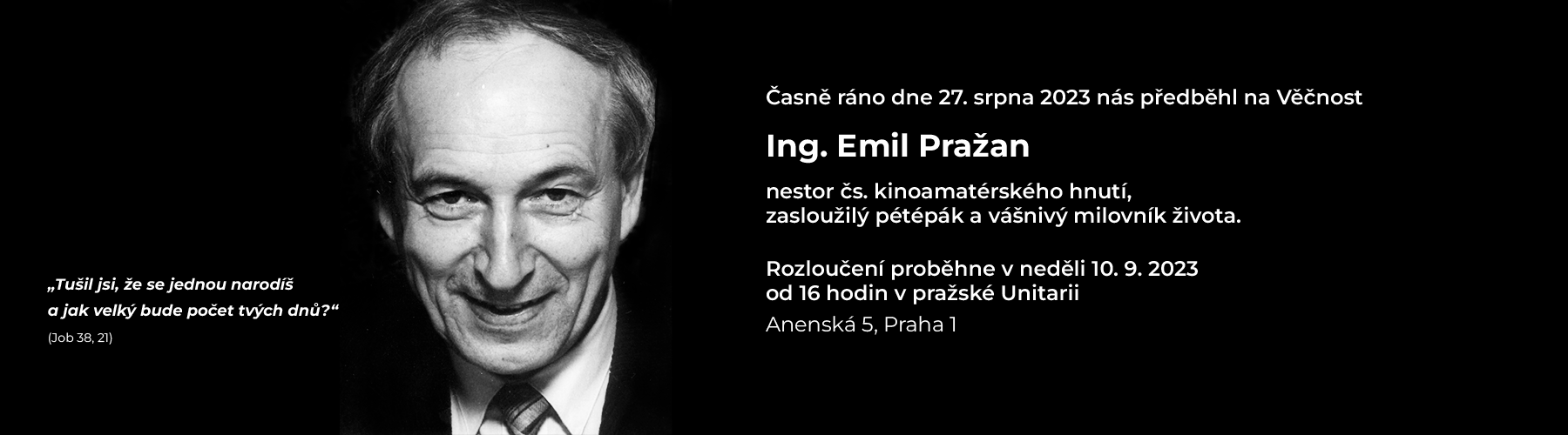 Ing. Emil Pražan - parte